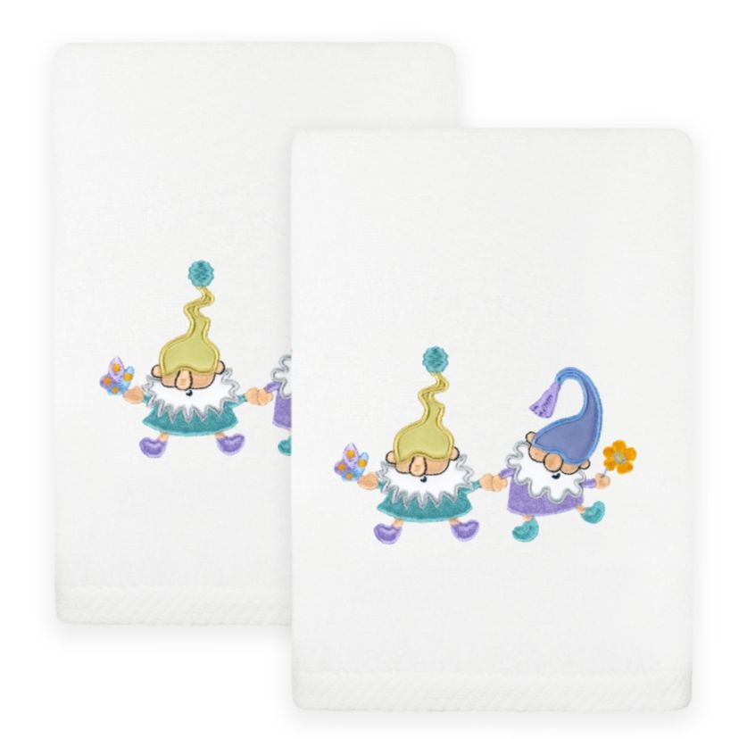 SPRING GNOMES Hand Towels (Set of 2)