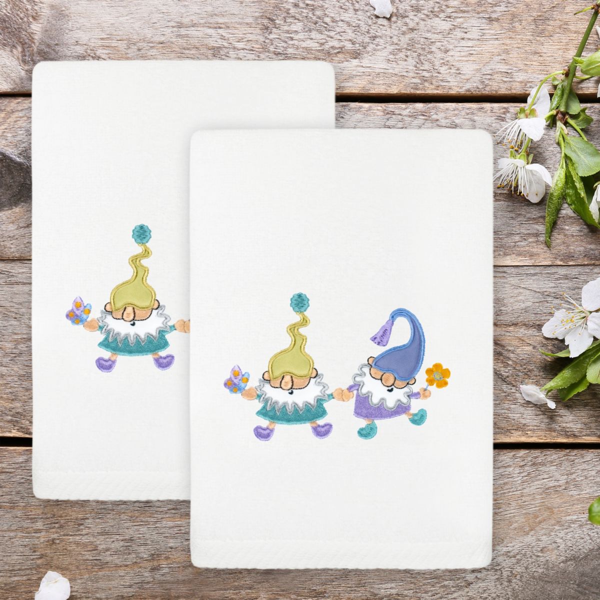 SPRING GNOMES Hand Towels (Set of 2)