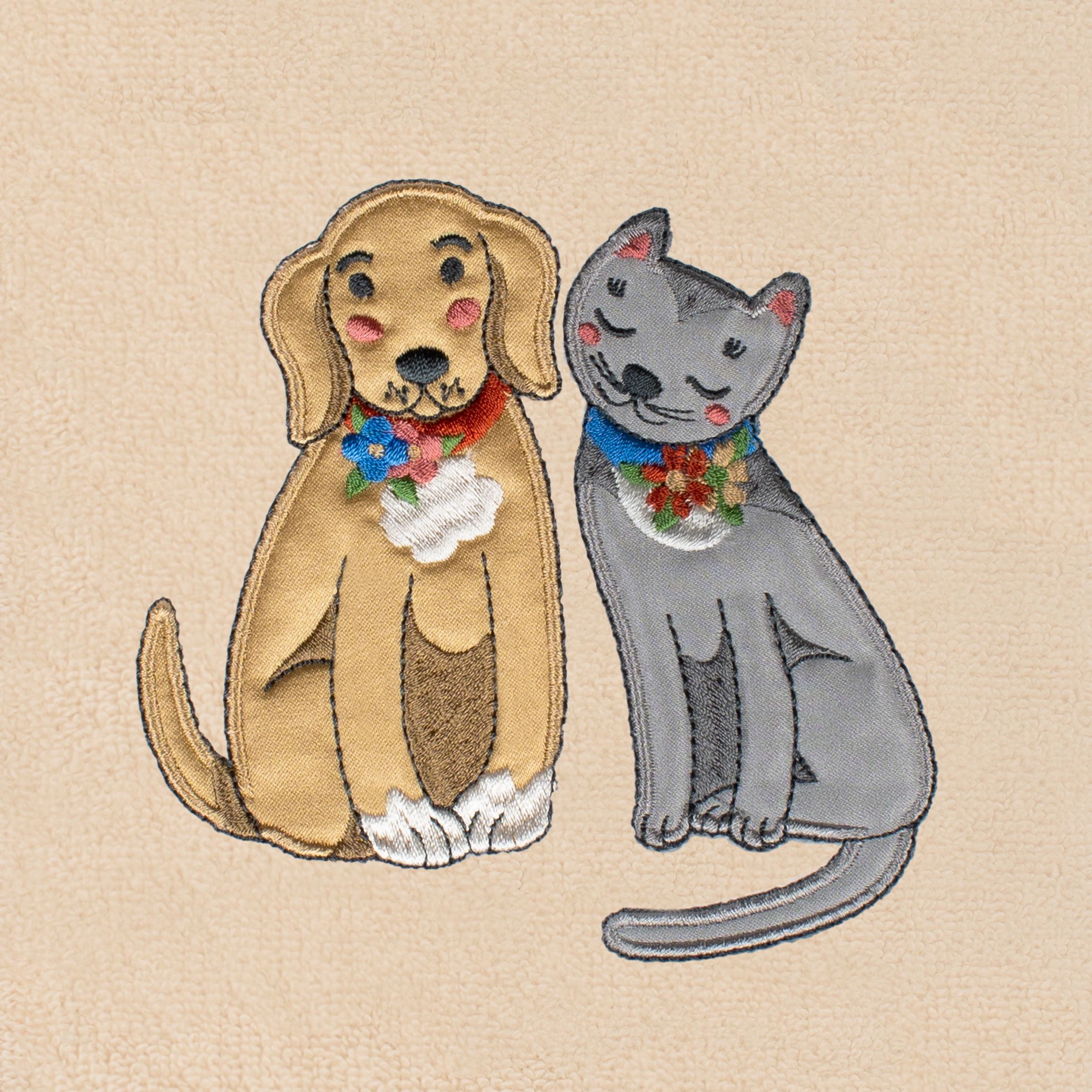 SPRING DOG & CAT Hand Towels (Set of 2)