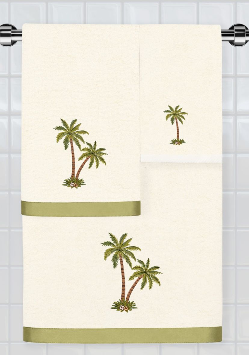 PALMERA 2PC Embellished Hand Towel Set