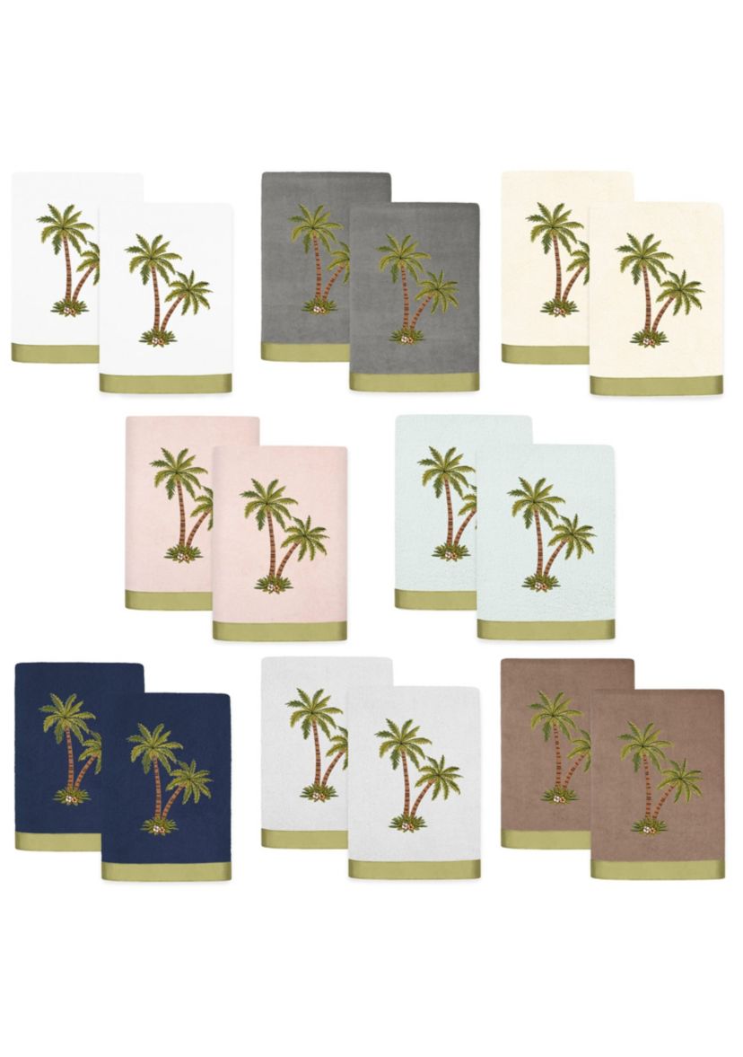 PALMERA 2PC Embellished Hand Towel Set