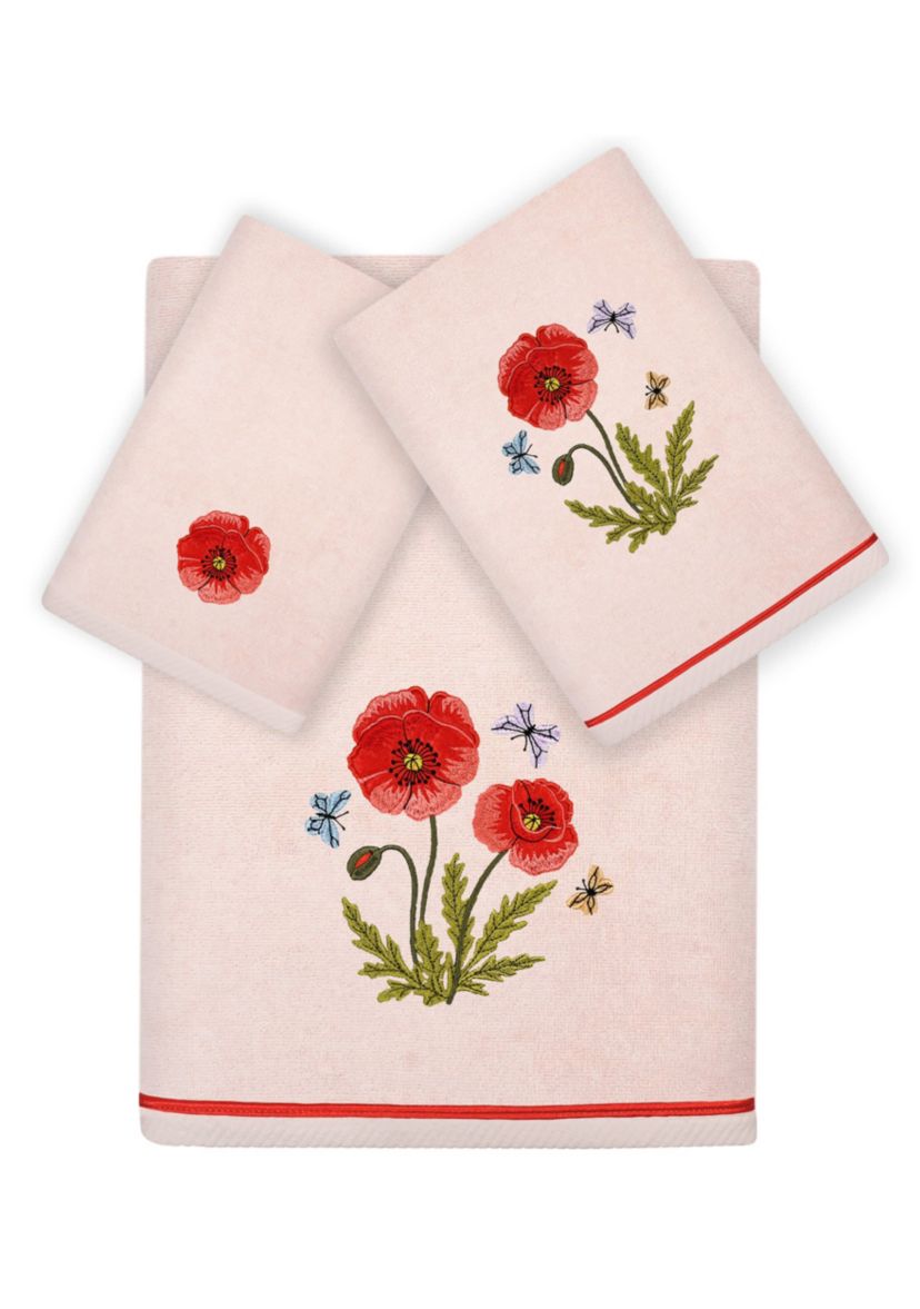 POLLY 3PC Embellished Towel Set