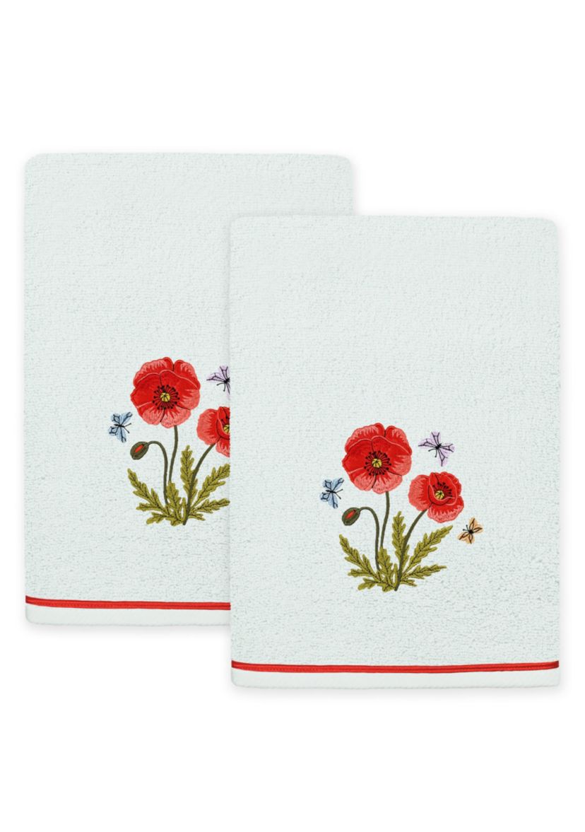 POLLY 2PC Embellished Bath Towel Set