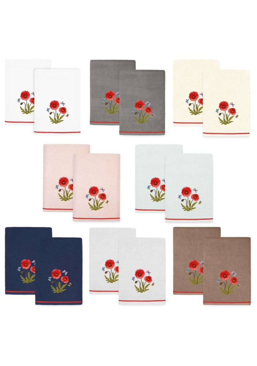 POLLY 2PC Embellished Bath Towel Set