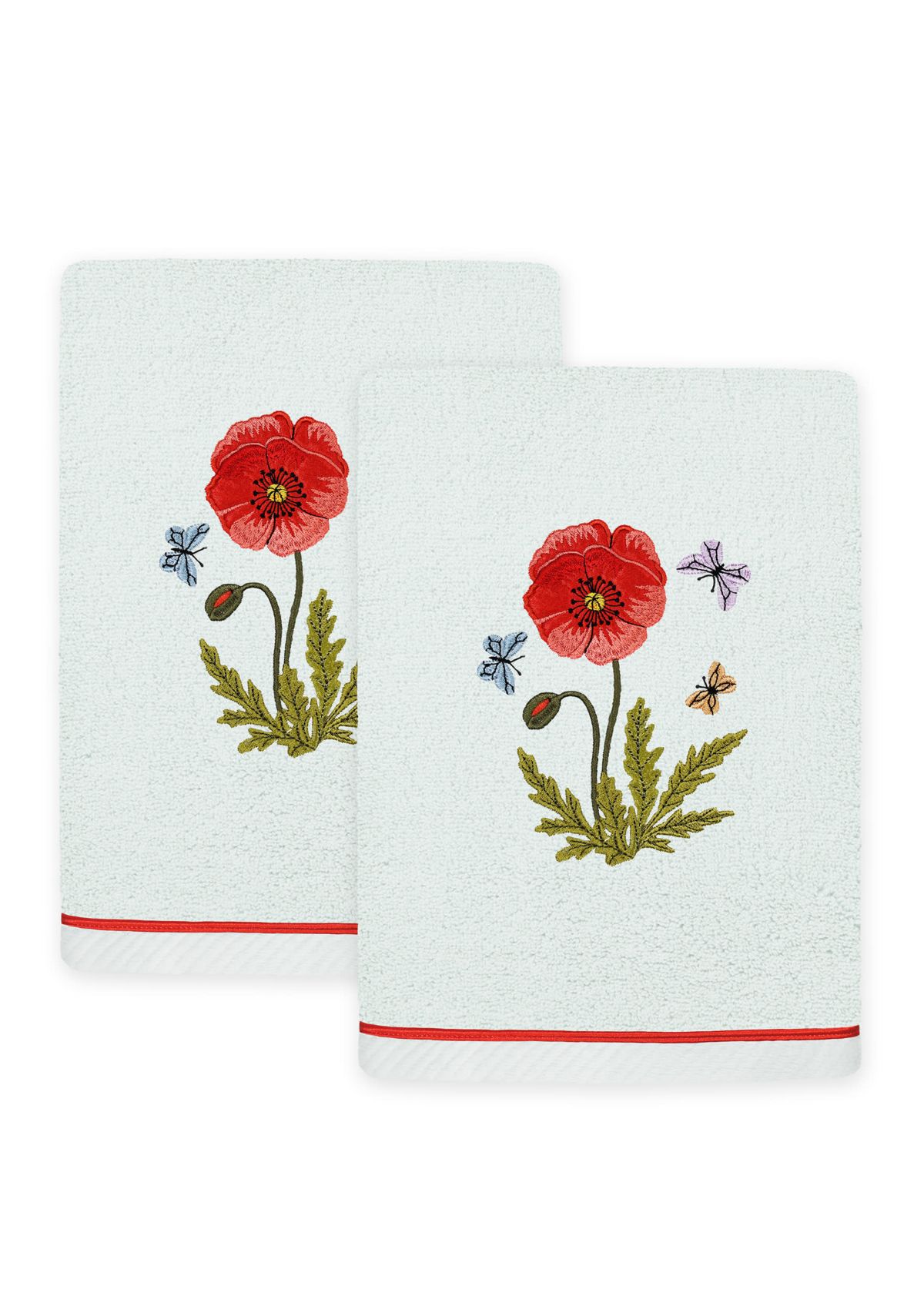 POLLY 2PC Embellished Hand Towel Set