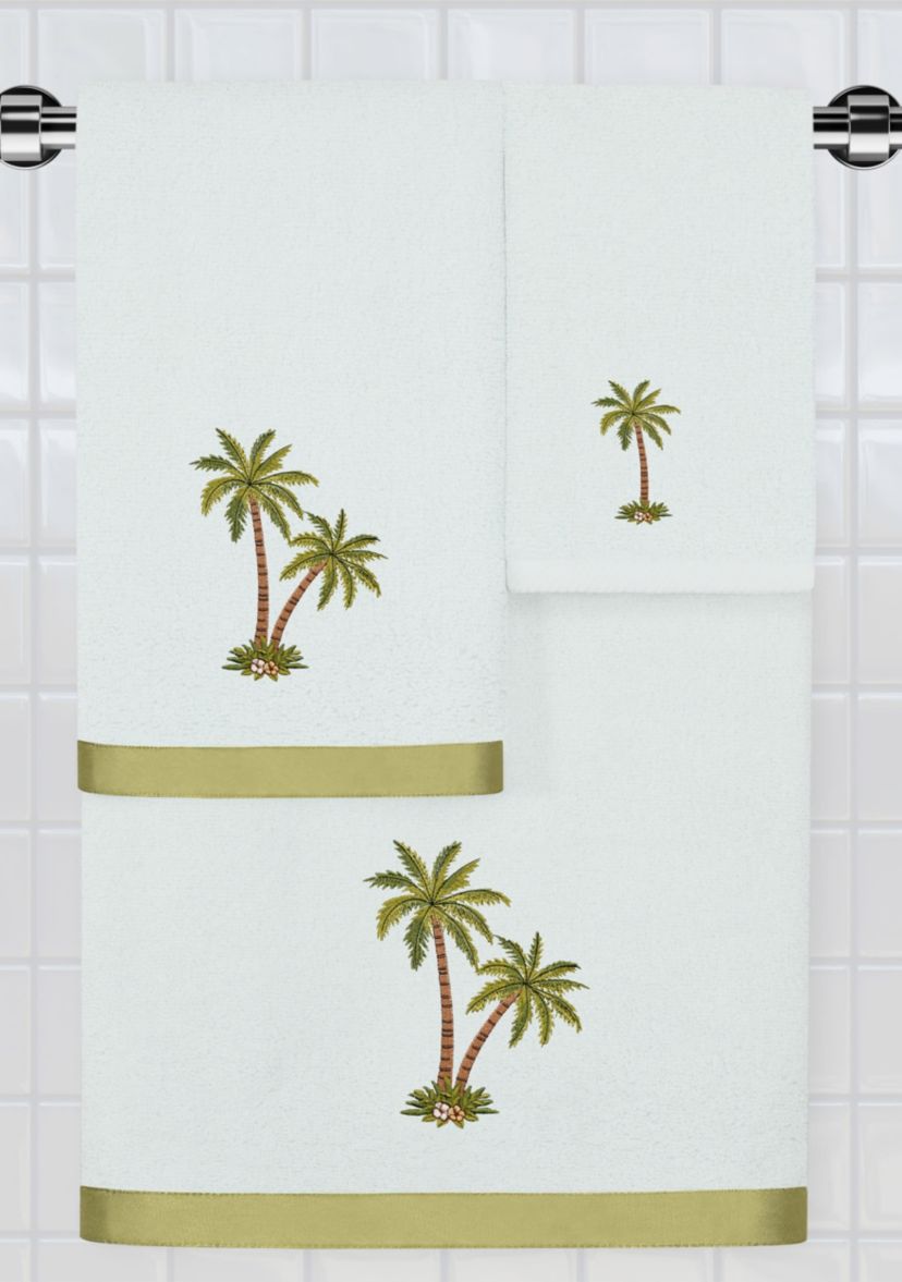 PALMERA 2PC Embellished Fingertip Towel Set