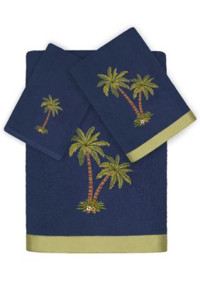 Linum Home Textiles PALMERA 3PC Embellished Towel Set