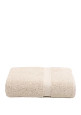 Linum Home Textiles Turkish Cotton Sinemis Terry Bath Towel, Beige