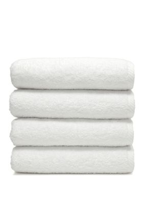 Linum Home Textiles Set of 4 Turkish Cotton Soft Twist Hand Towels Set