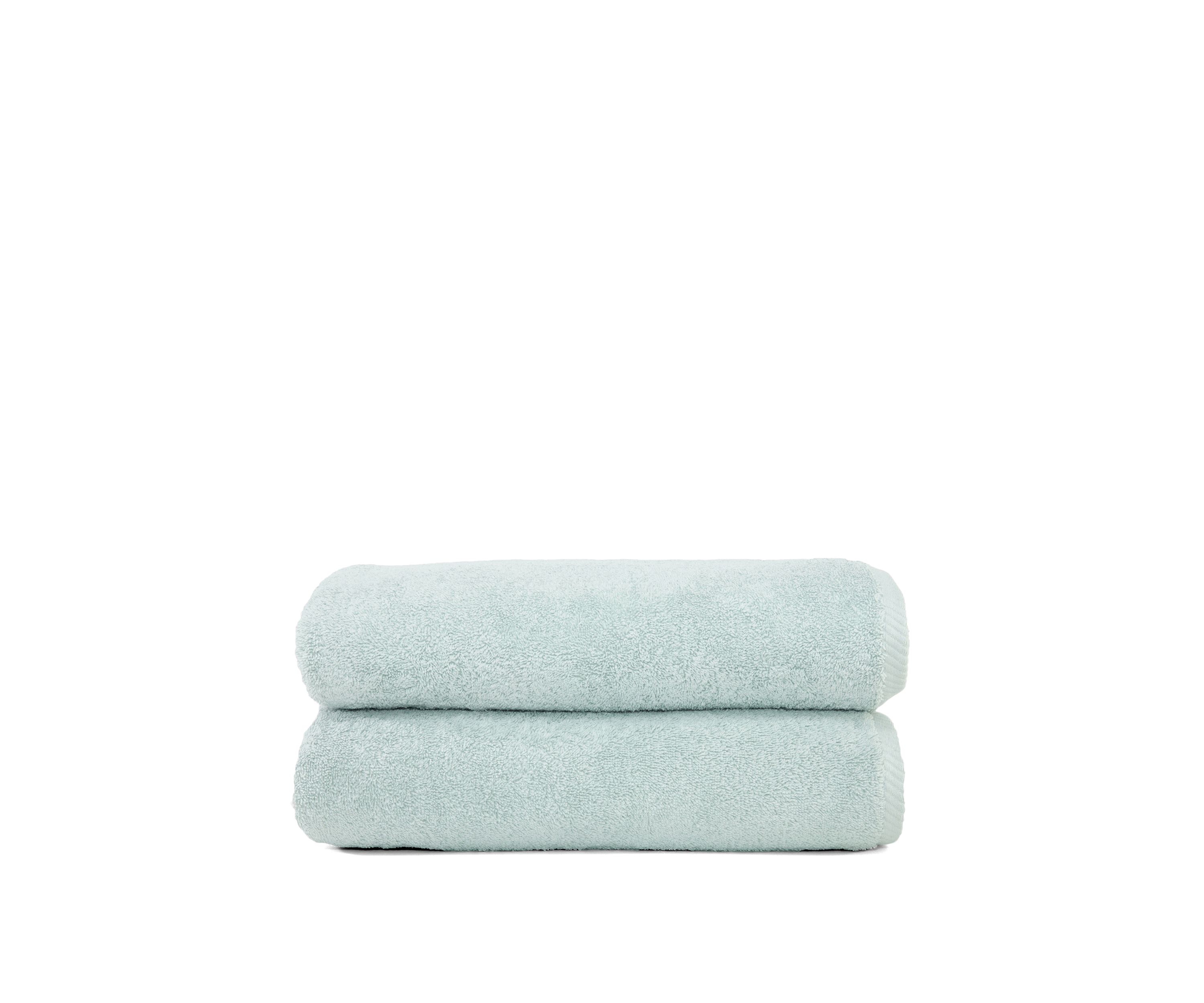 Set of 2 Turkish Cotton Soft Twist Bath Towels 