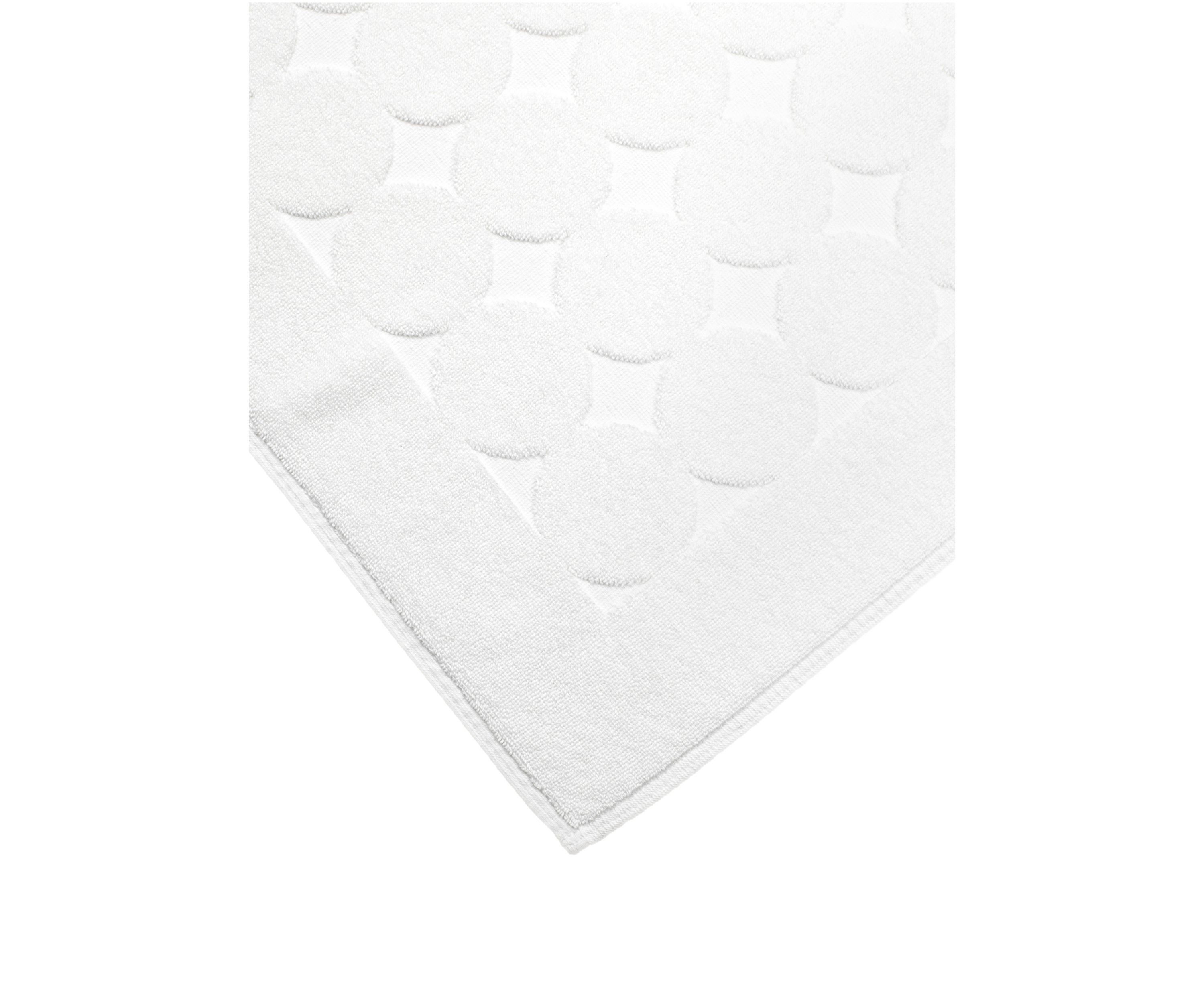 Turkish Cotton Sinemis Circle Design Bath Mat