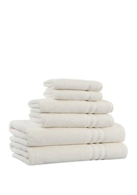 Linum Home Textiles 6 Piece Turkish Cotton Denzi Towel Set