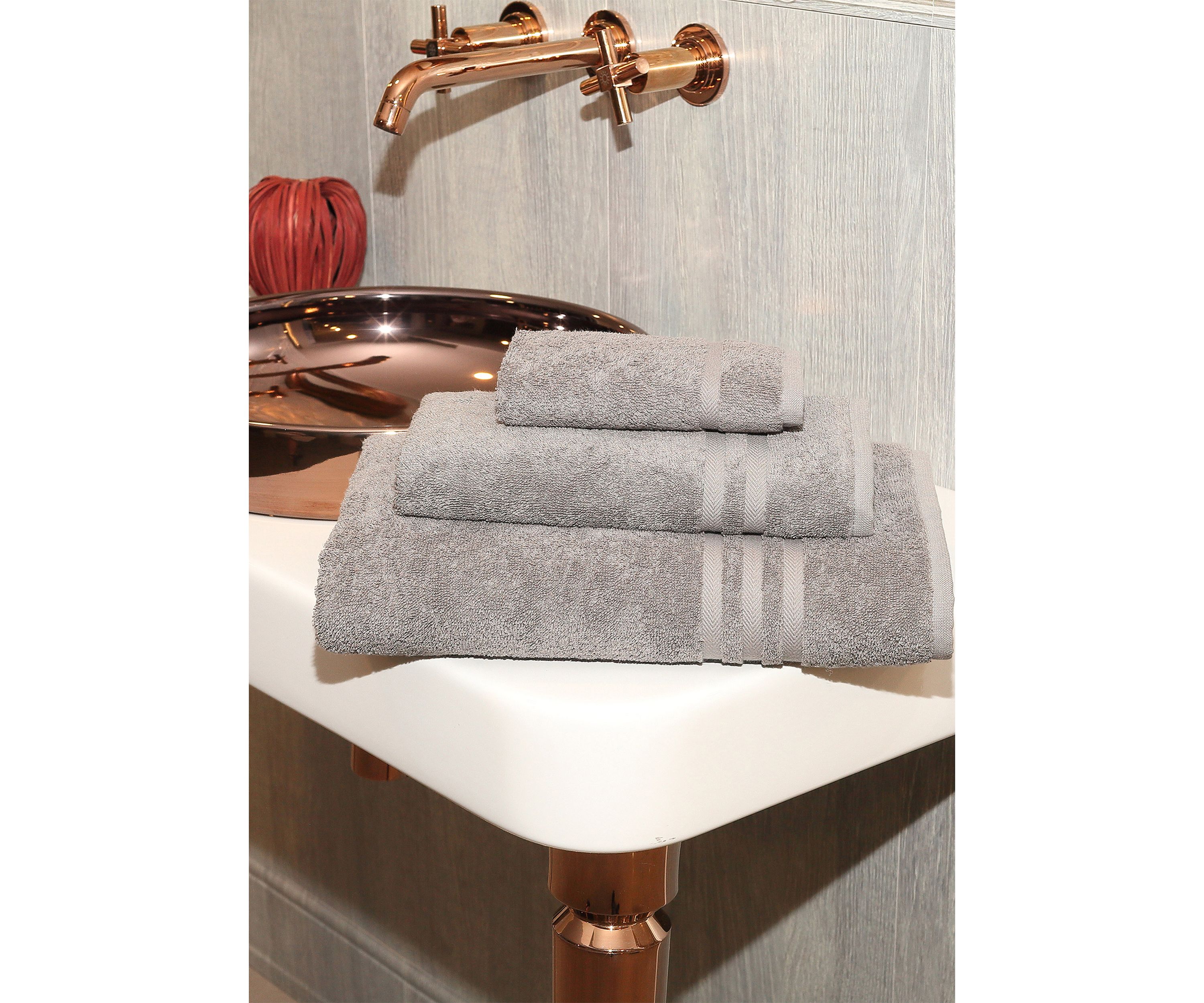 3 Piece Turkish Cotton Denzi Towel Set