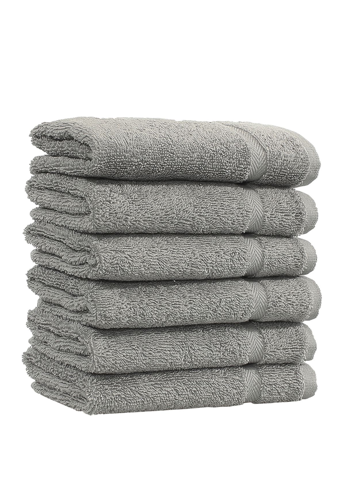 Set of 6 Turkish Cotton Denzi Washcloths