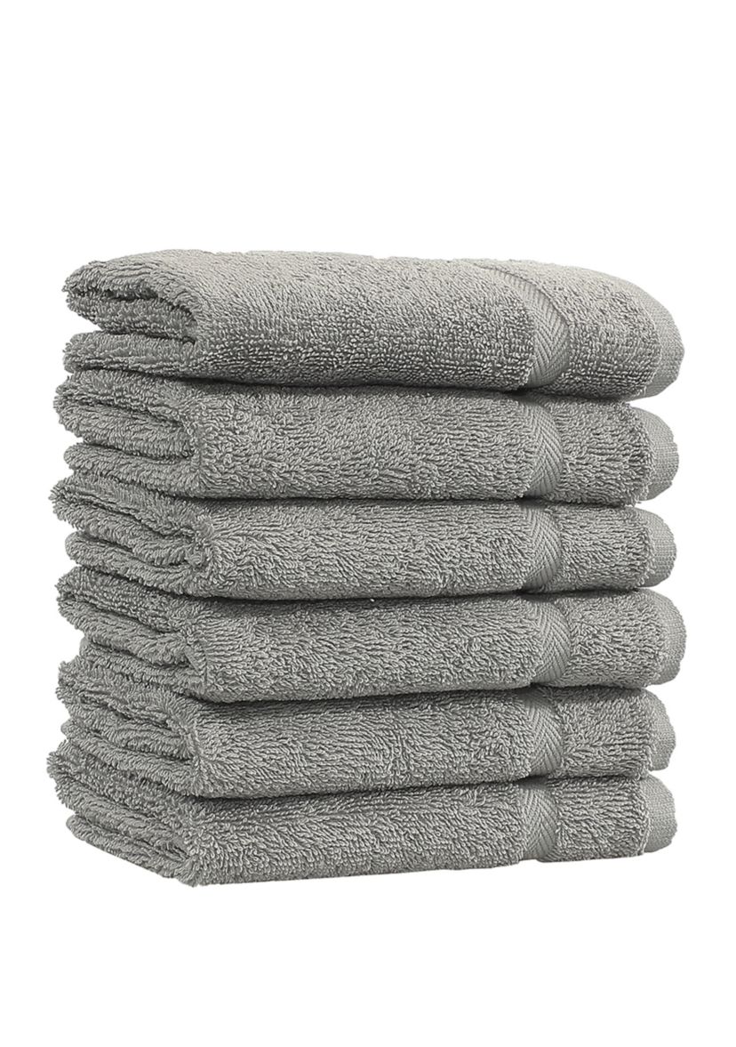 Set of 6 Turkish Cotton Denzi Washcloths
