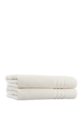 Linum Home Textiles Set of 2 Turkish Cotton Denzi Bath Towels