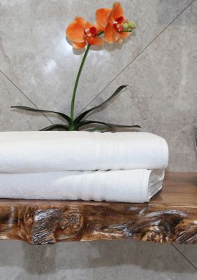 Set of 2 Turkish Cotton Denzi Bath Towels