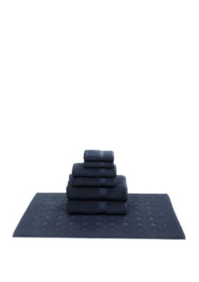 Linum Home Textiles 7 Piece Turkish Cotton Sinemis Terry Towel Set