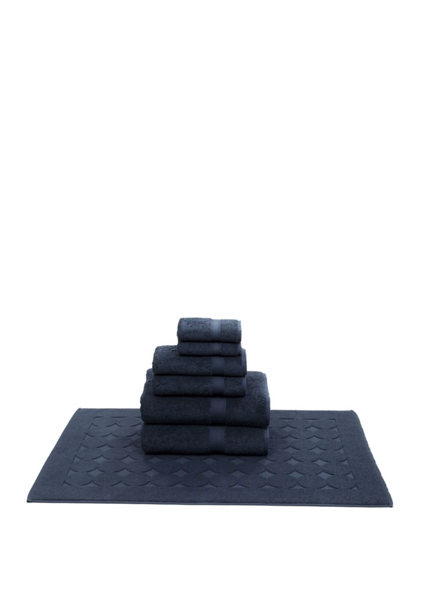 7 Piece Turkish Cotton Sinemis Terry Towel Set