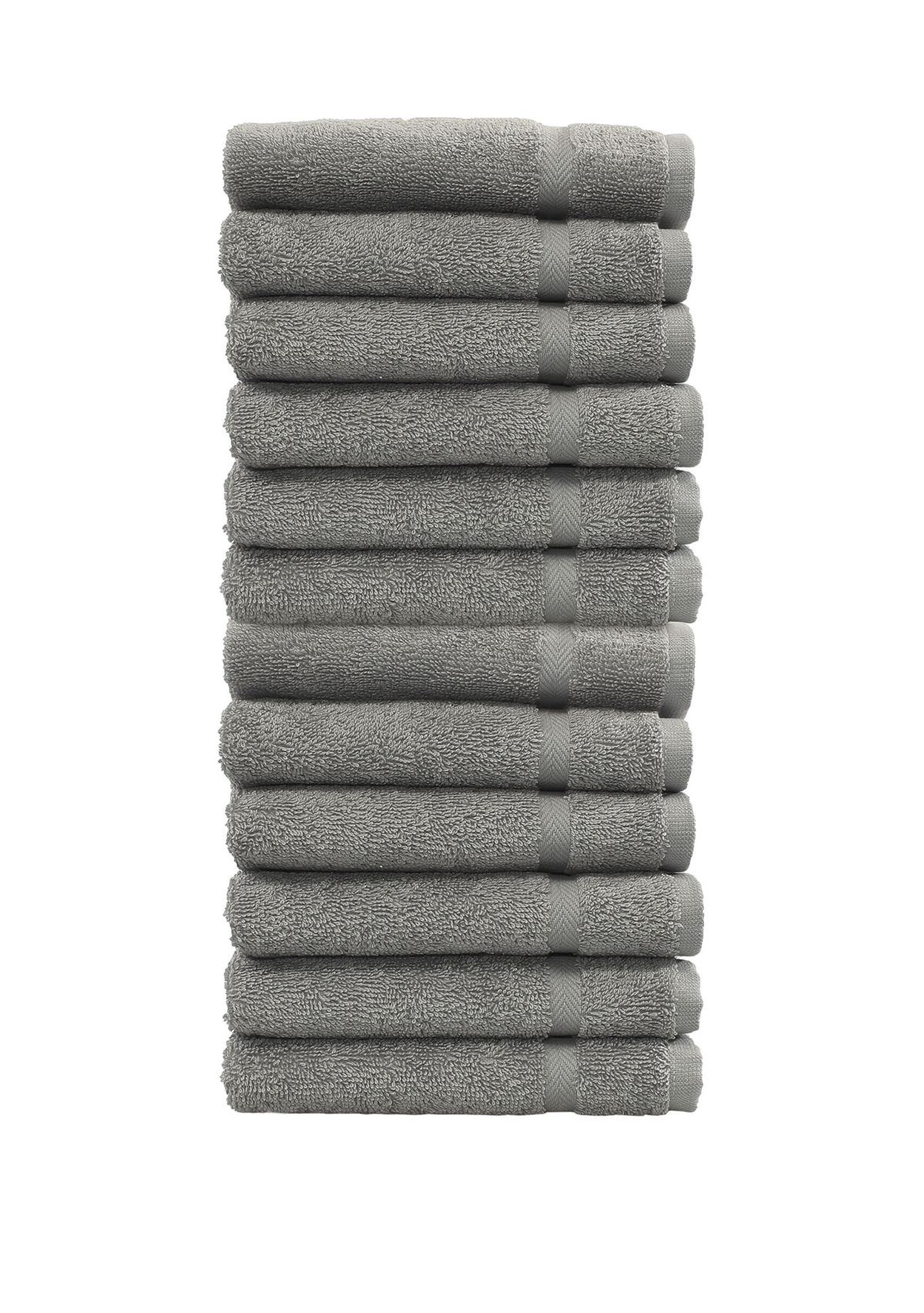 Set of 12 Turkish Cotton Denzi Washcloths