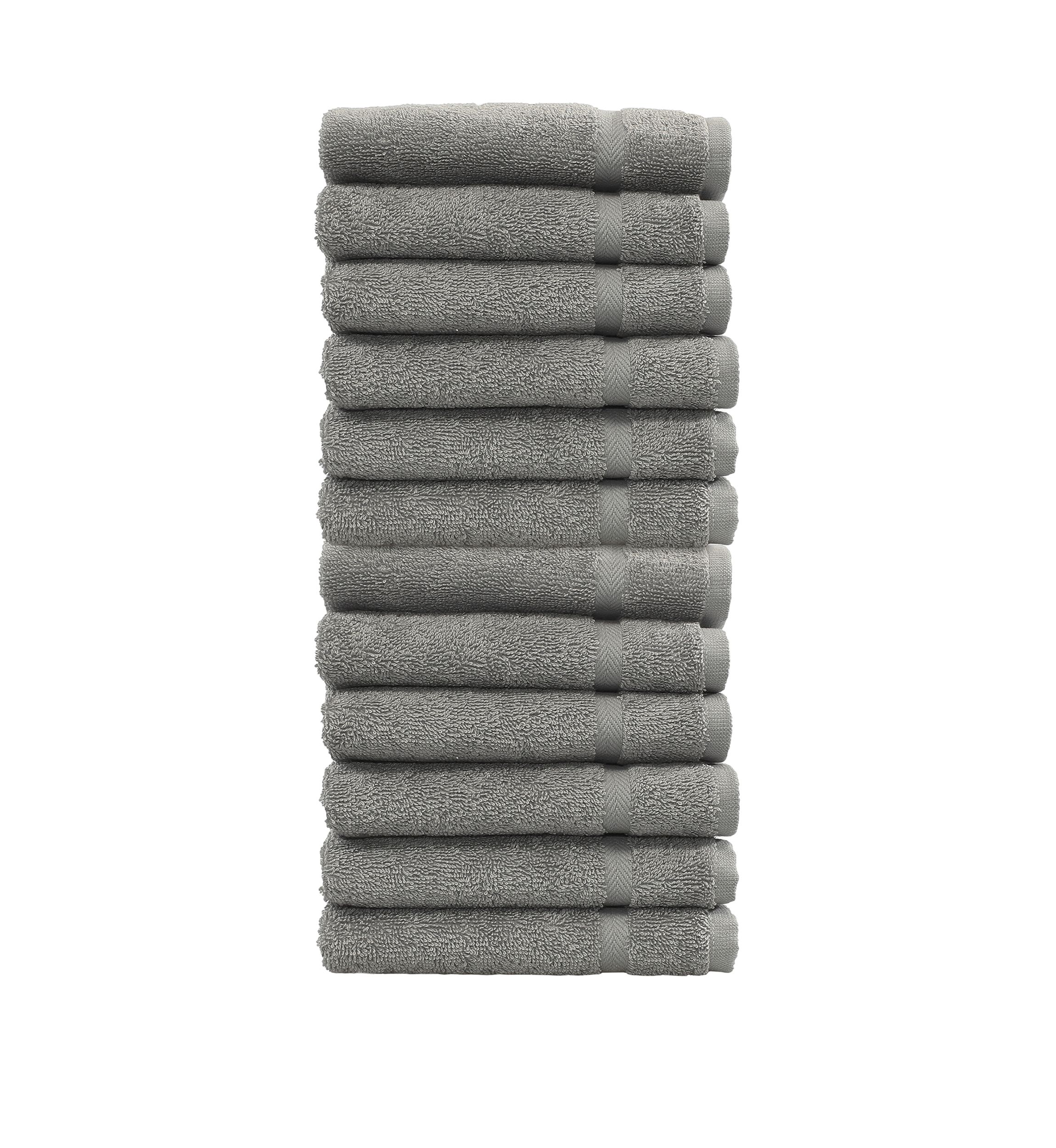 Set of 12 Turkish Cotton Denzi Washcloths