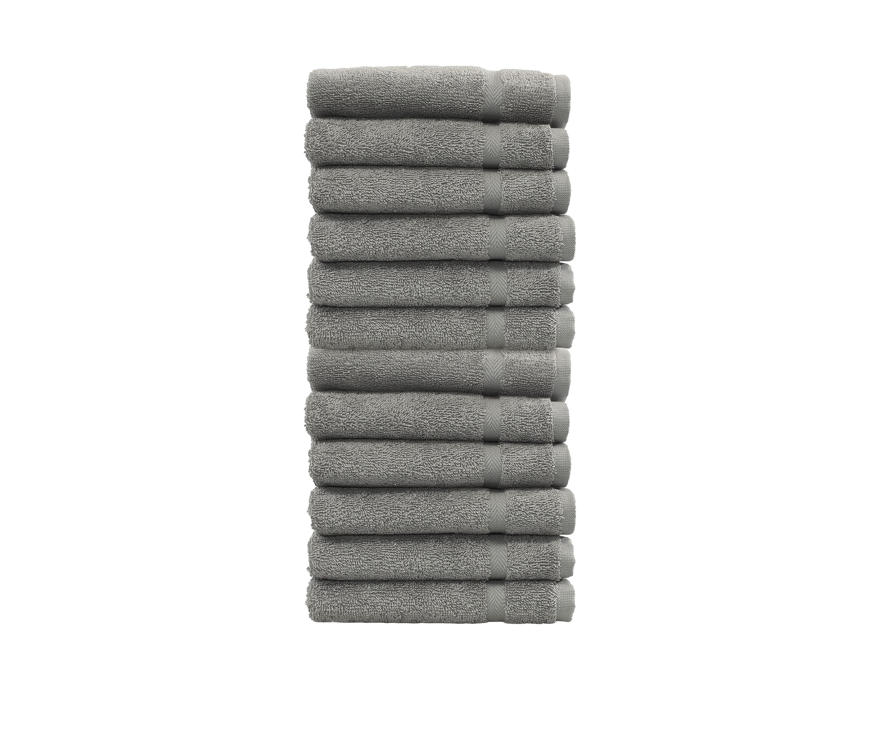 Set of 12 Turkish Cotton Denzi Washcloths