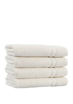 Linum Home Textiles Set of 4 Turkish Cotton Denzi Hand Towels