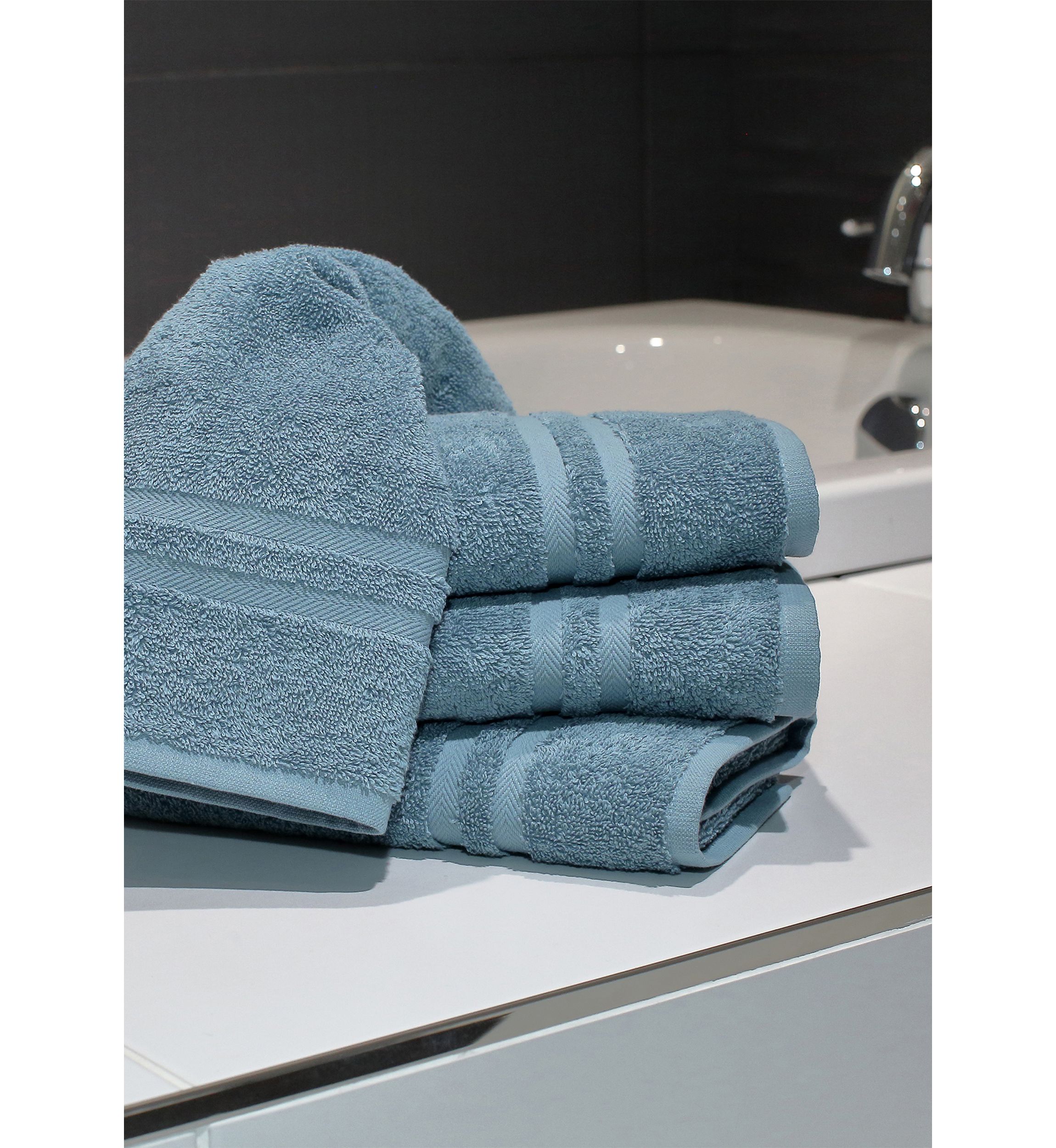 Set of 4 Turkish Cotton Denzi Hand Towels