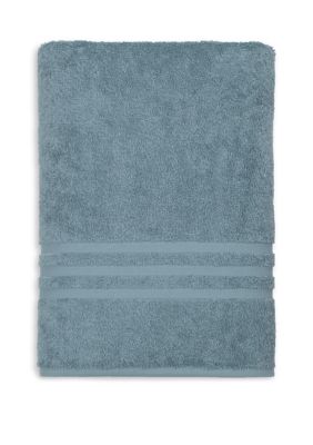 Linum Home Textiles Turkish Cotton Denzi Bath Sheet, Blue
