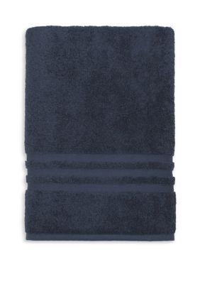 Linum Home Textiles Turkish Cotton Denzi Bath Sheet, Blue