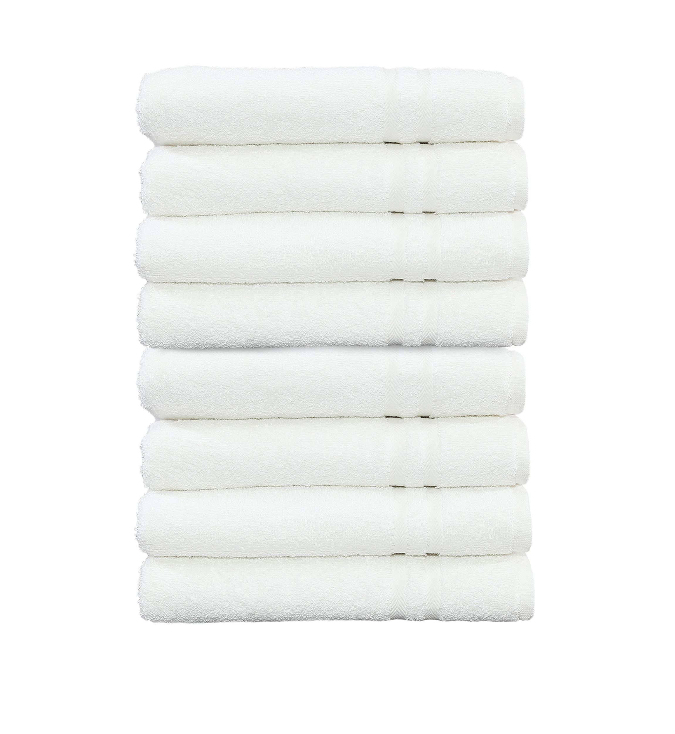 Set of 8 Turkish Cotton Denzi Hand Towels