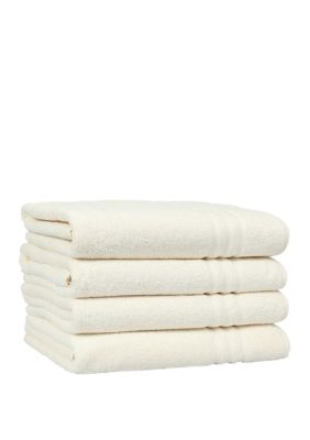 Linum Home Textiles Set of 4 Turkish Cotton Denzi Bath Towels