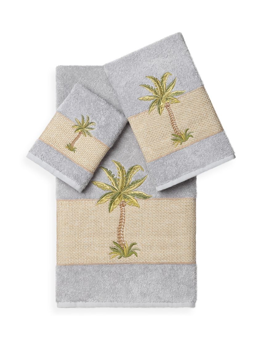 Colton 3 Piece Embellished Towel Set