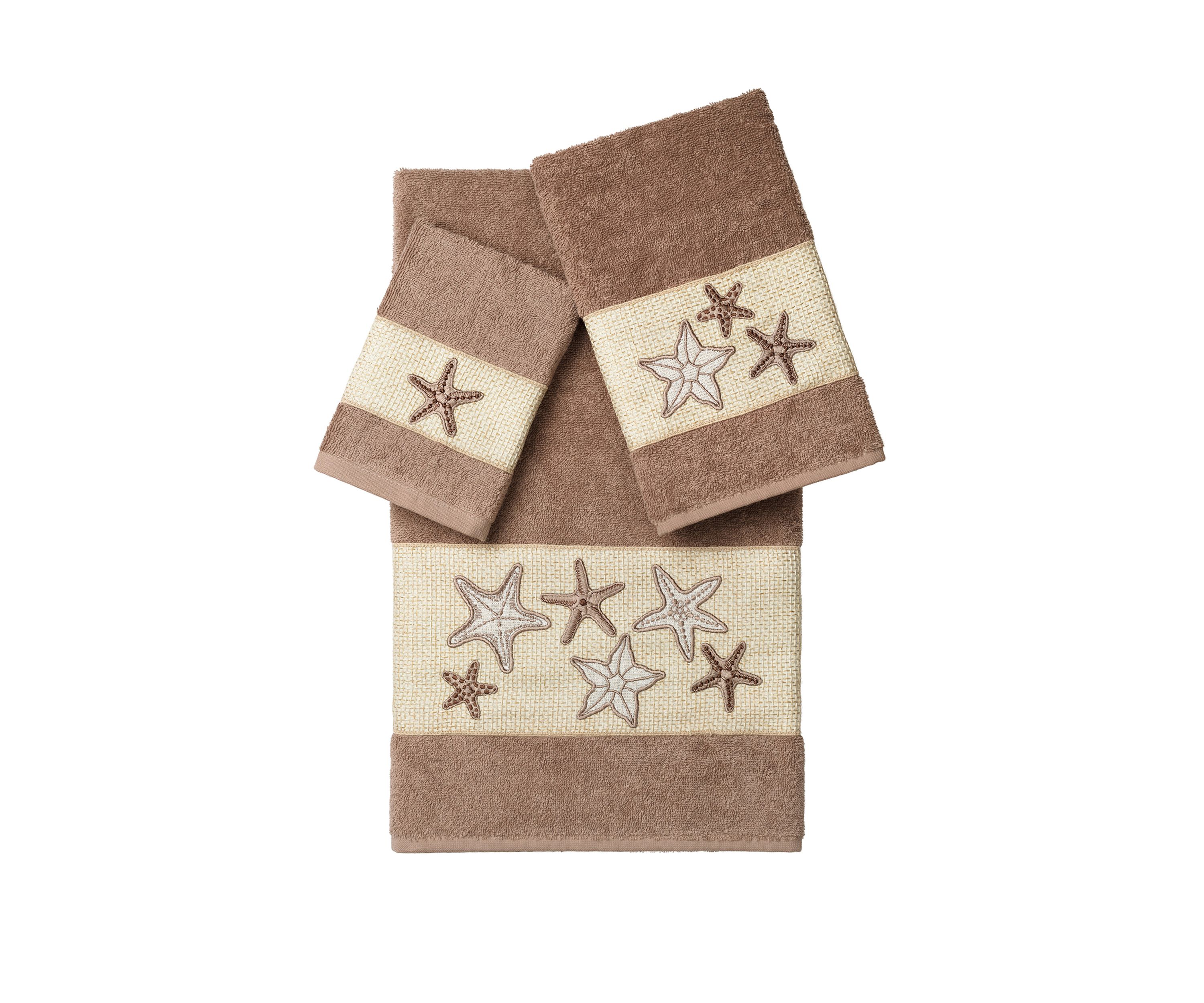 Lydia 3 Piece Embellished Towel Set