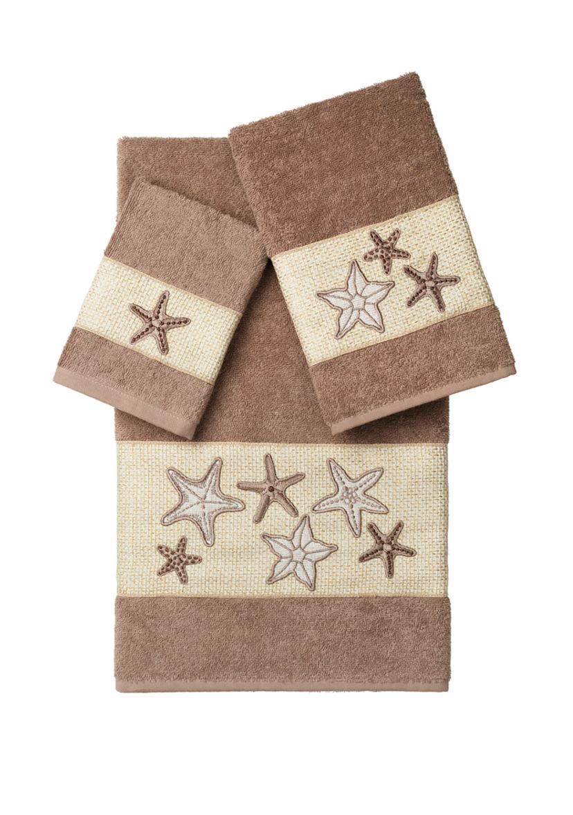 Lydia 3 Piece Embellished Towel Set