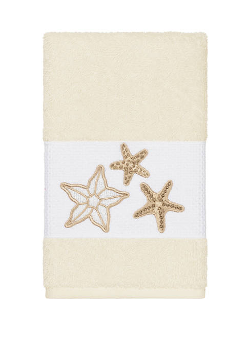 Linum Home Textiles Lydia Embellished Hand Towel