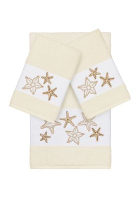 Lydia 3 Piece Embellished Towel Set