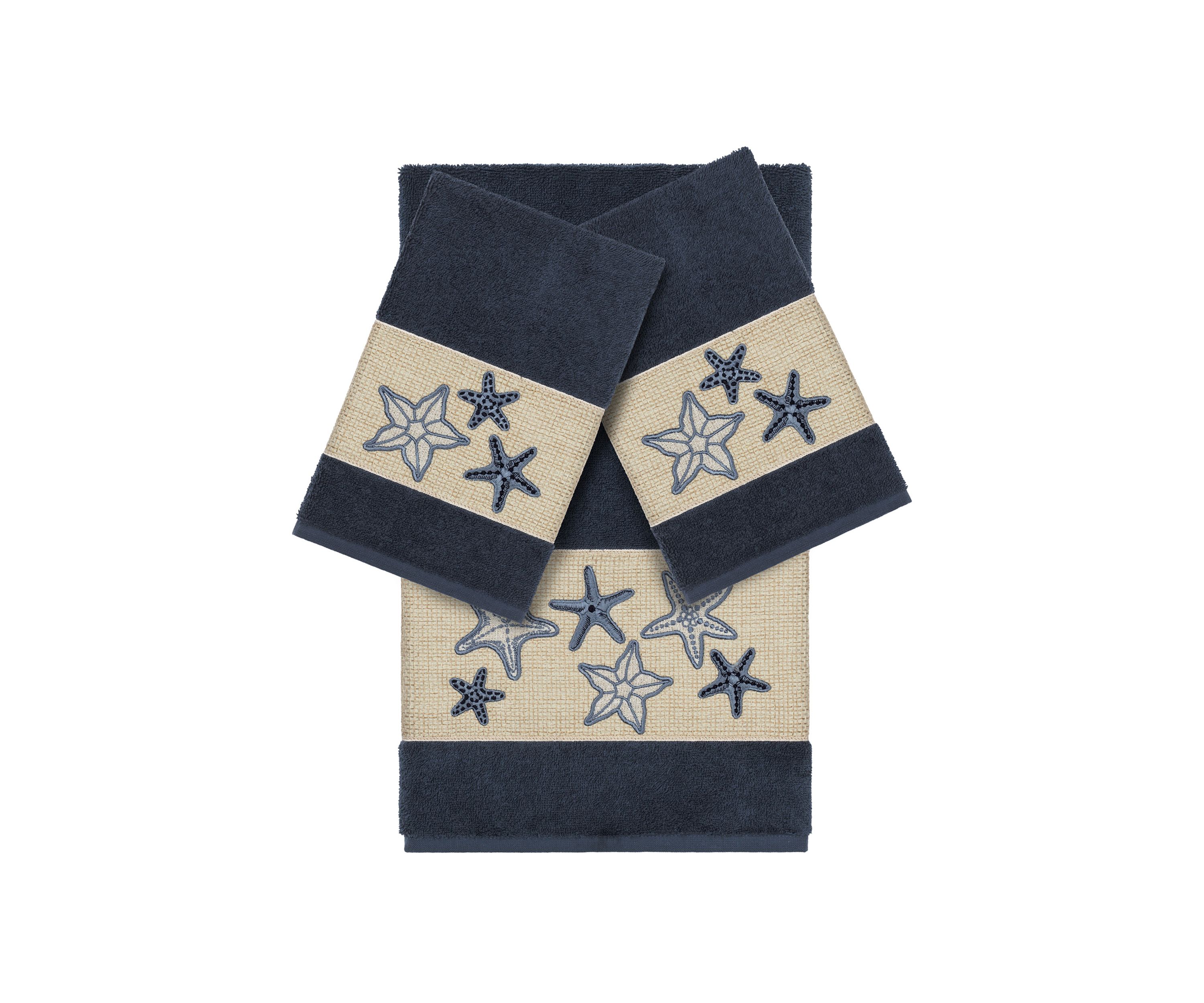 Lydia 3 Piece Embellished Towel Set