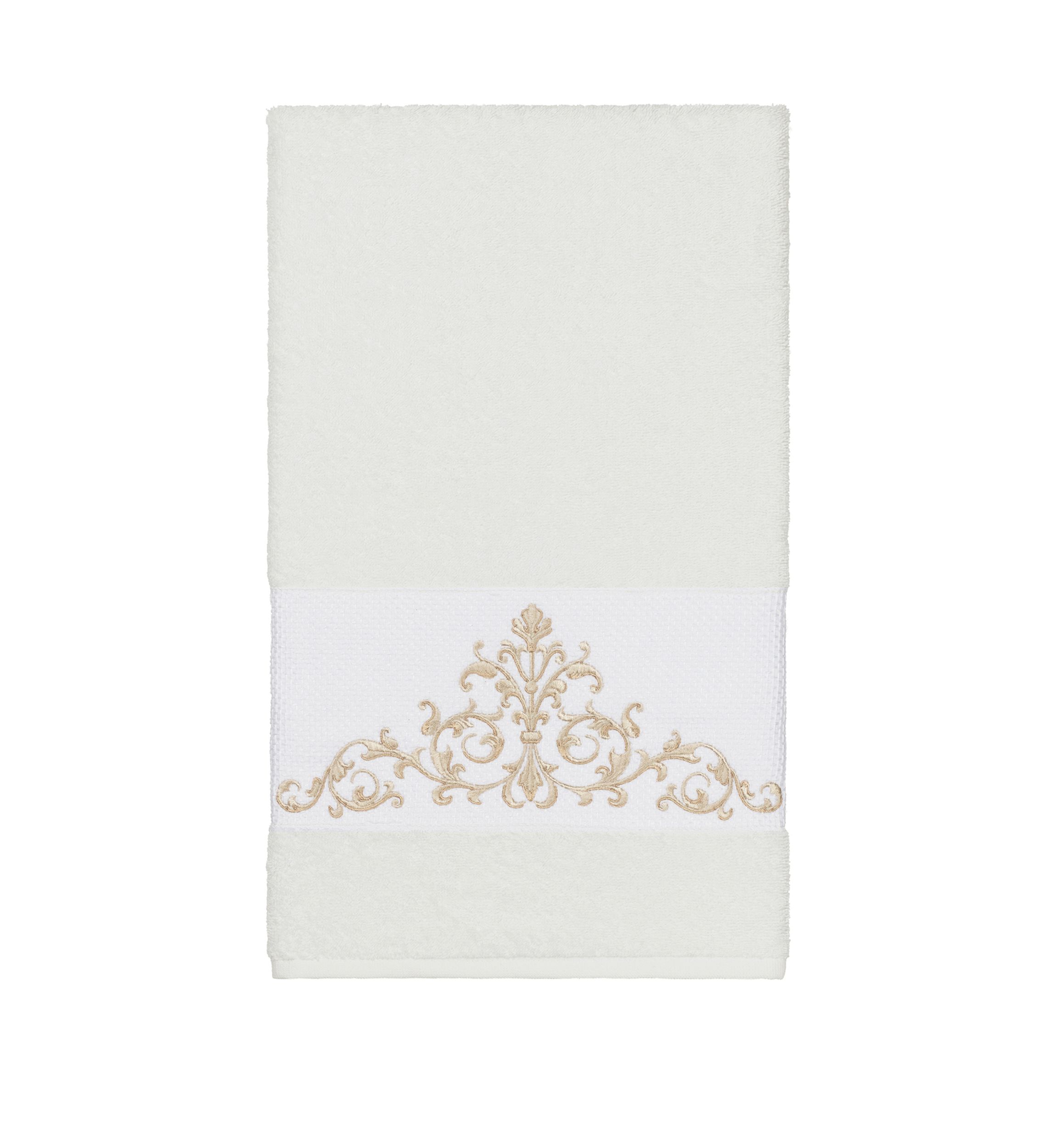 Scarlet Embellished Bath Towel