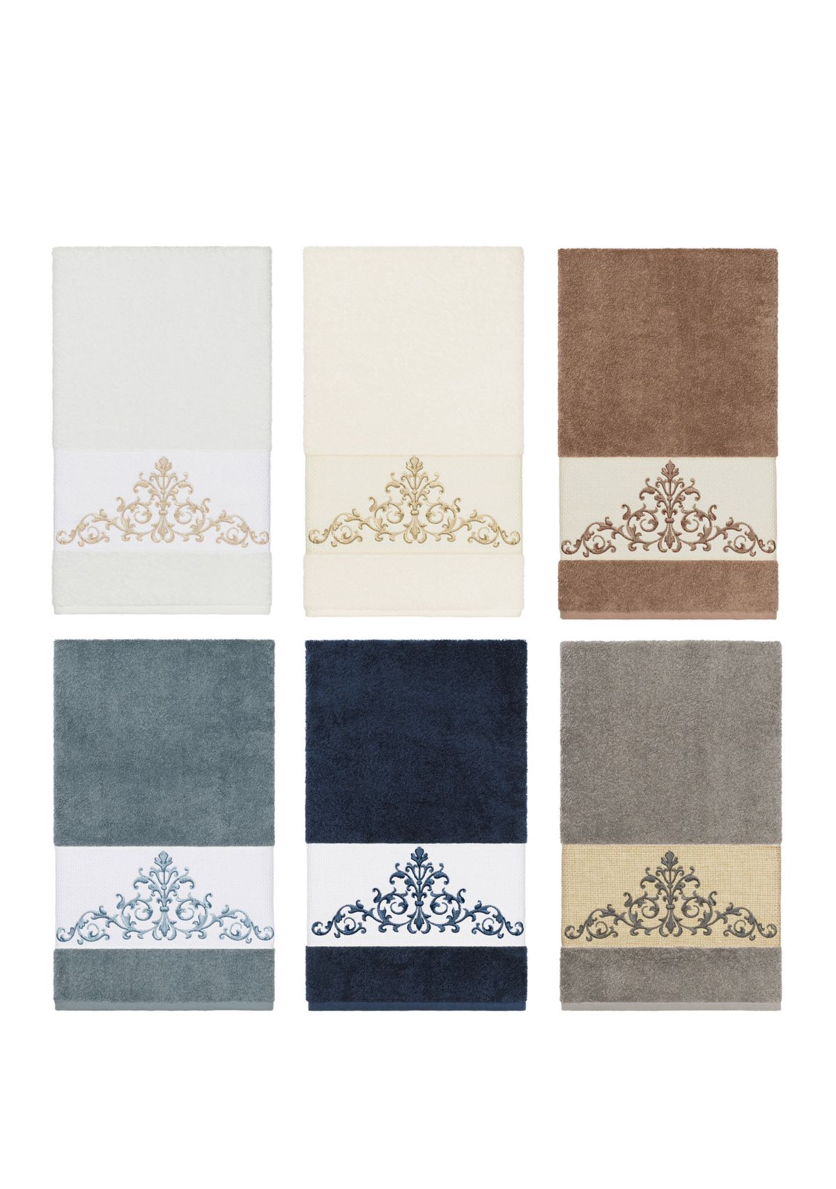 Scarlet Embellished Bath Towel