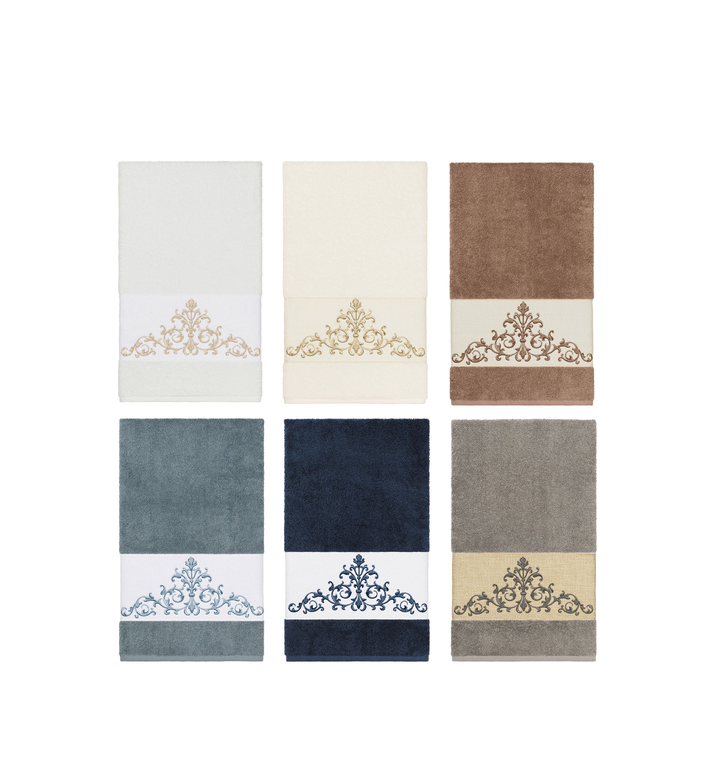 Scarlet Embellished Bath Towel