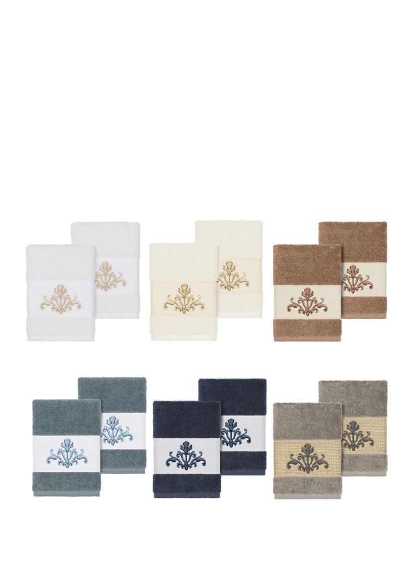 Scarlet 2 Piece Embellished Washcloth Set