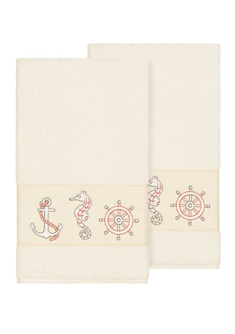 Linum Home Textiles Easton Set of 2 Embellished