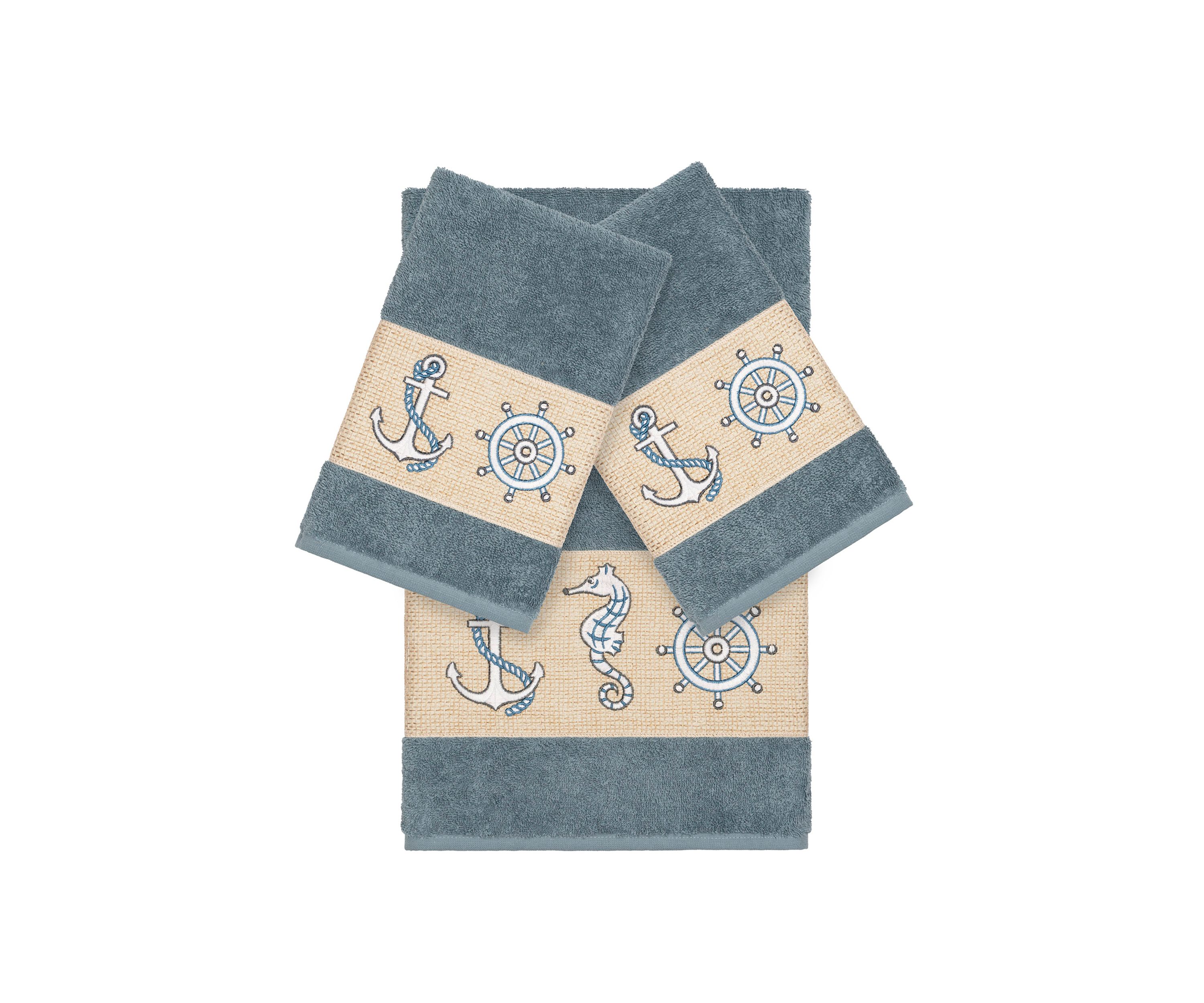 Easton 3 Piece Embellished Towel Set