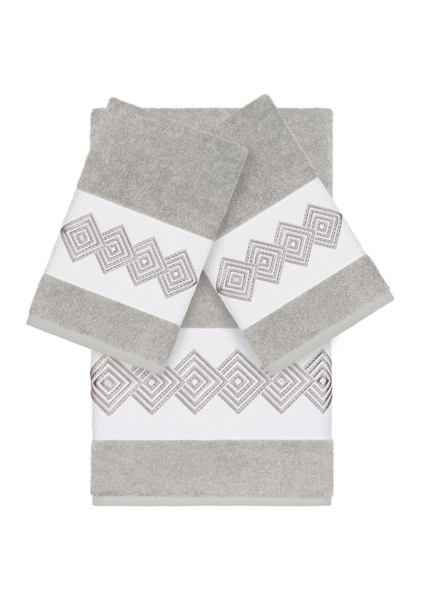 Noah 3 Piece Embellished Towel Set
