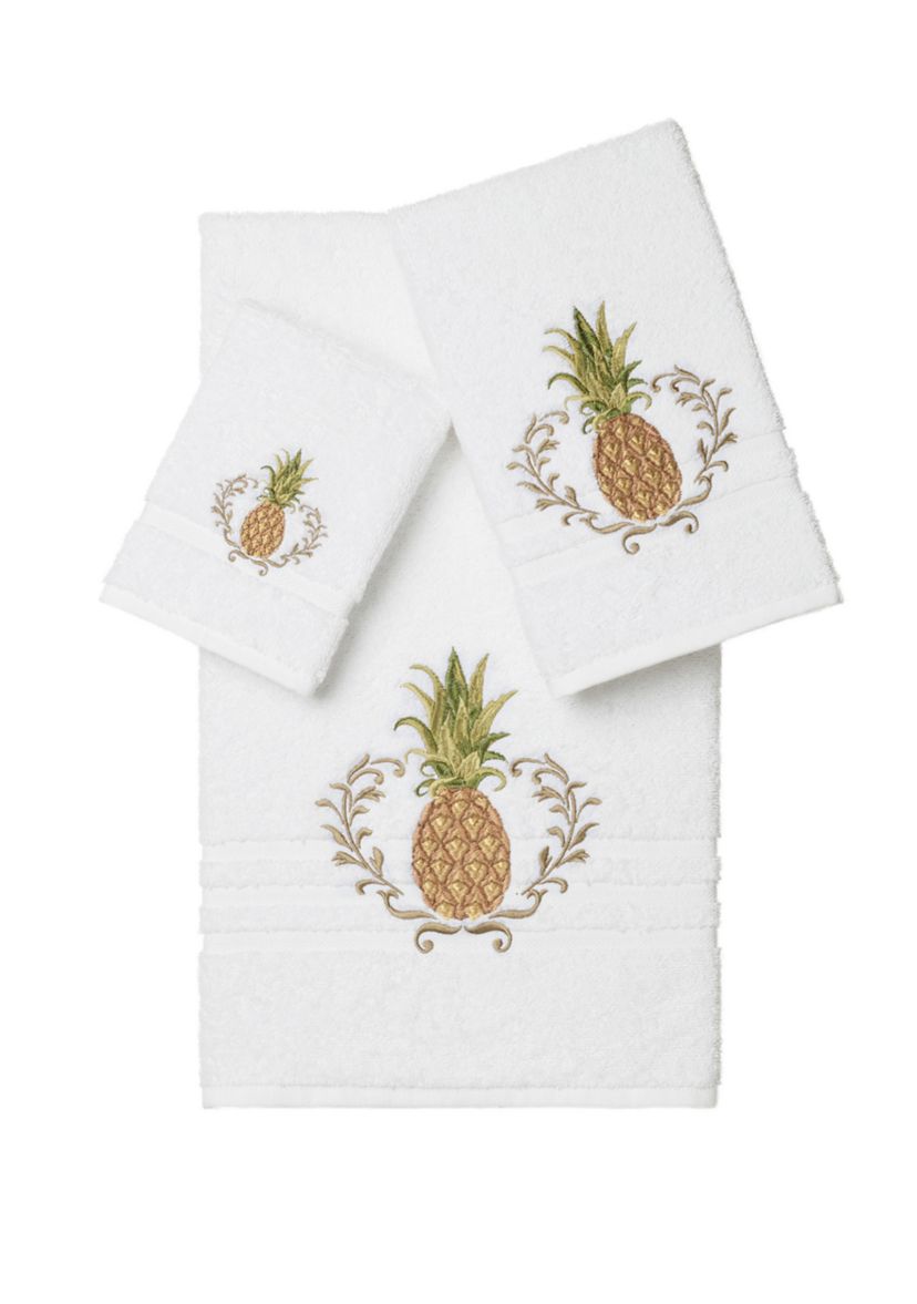 Welcome 3 Piece Embellished Towel Set