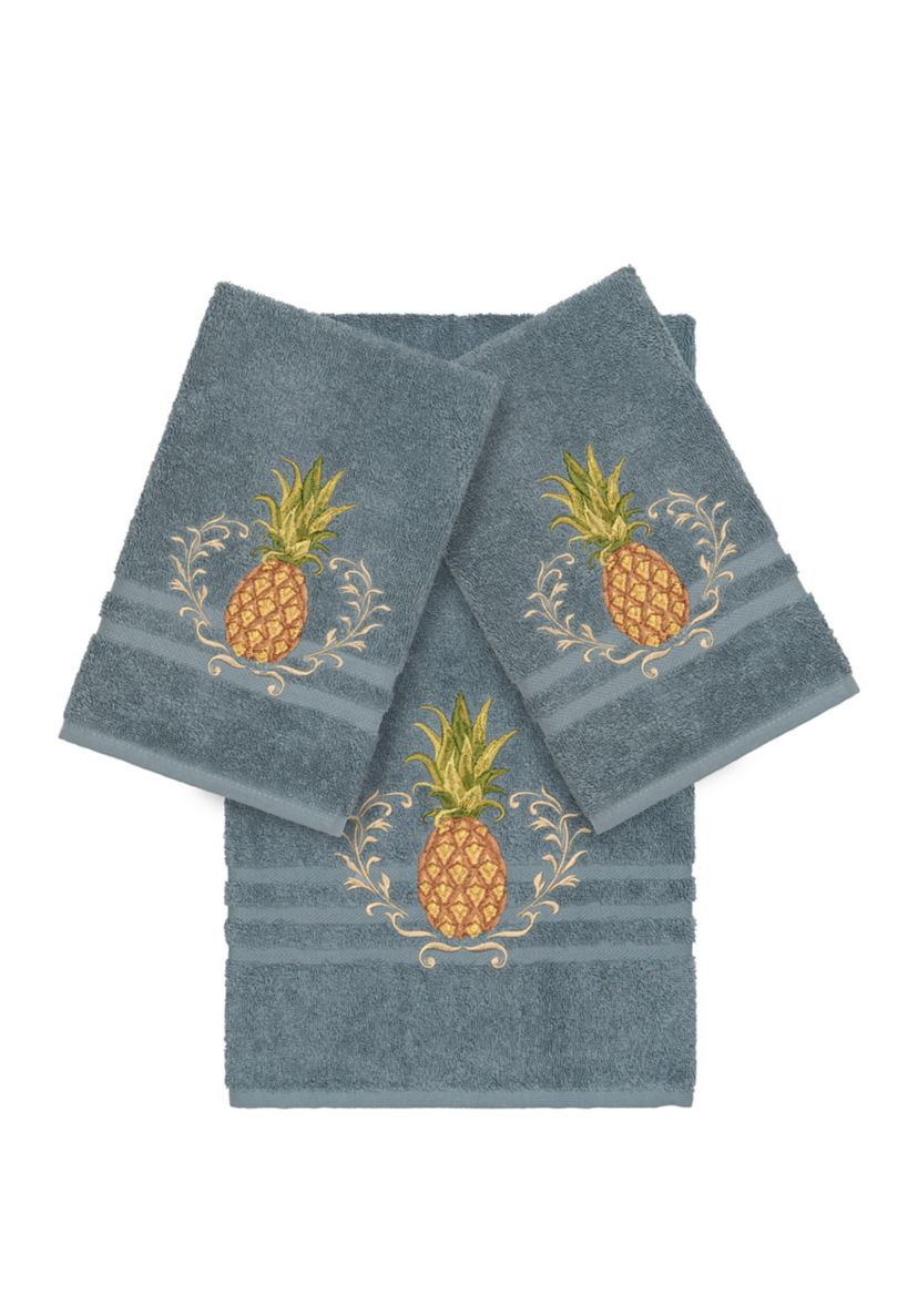 Welcome 3 Piece Embellished Towel Set