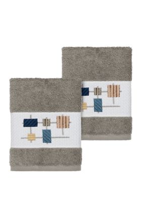 Khloe 2 Piece Embellished Washcloth Set