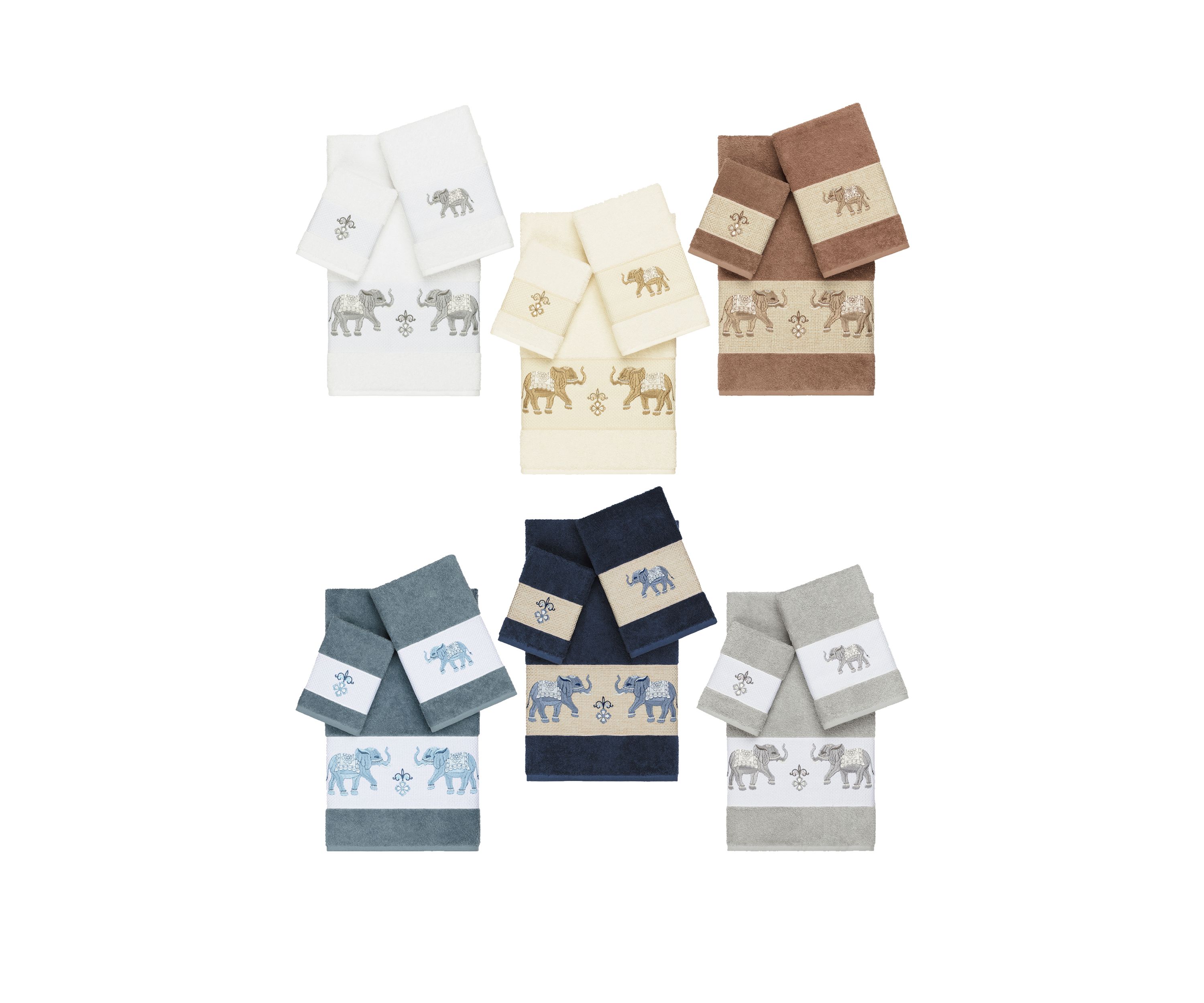 Quinn 3 Piece Embellished Towel Set