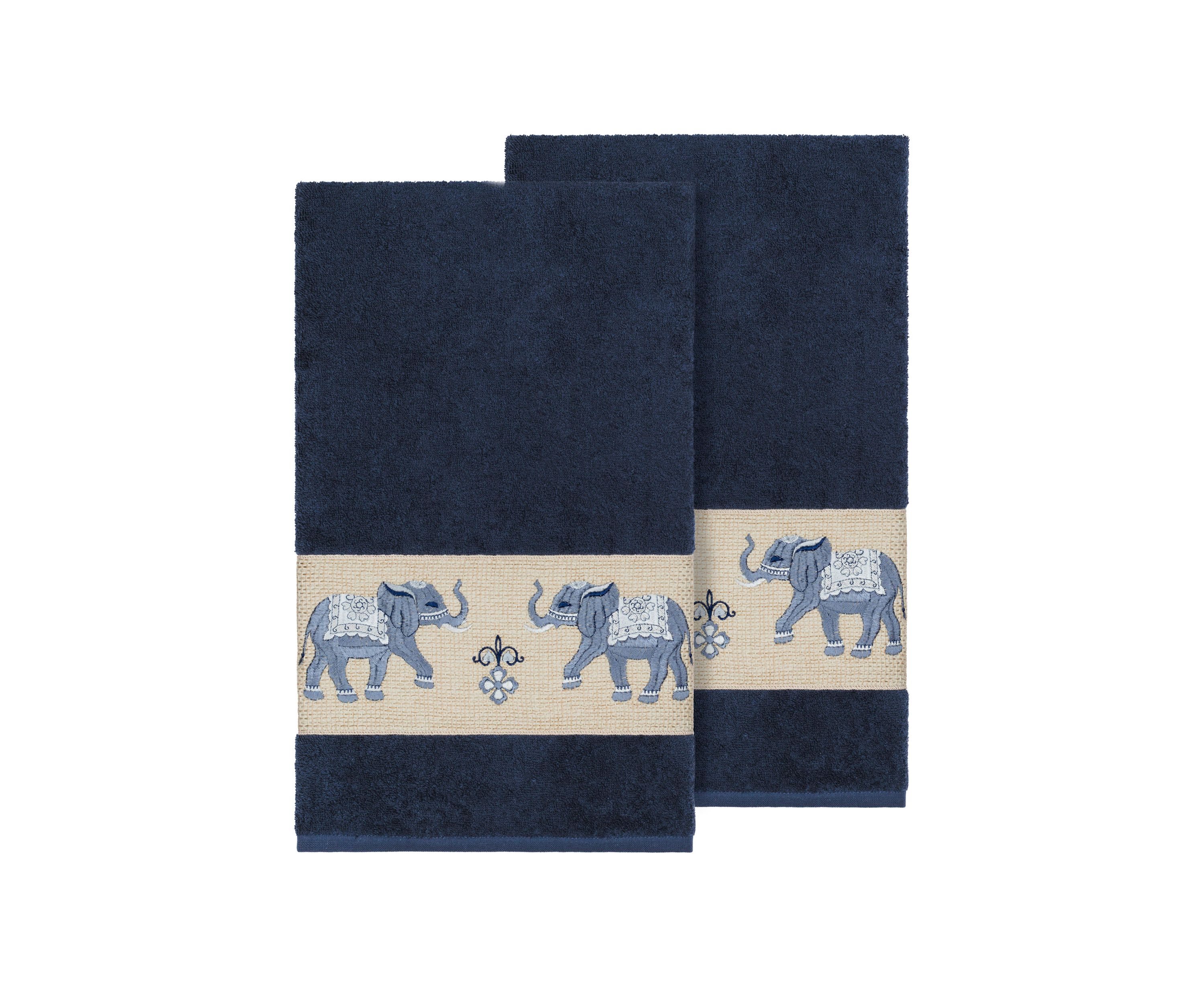 Quinn 2 Piece Embellished Bath Towel Set